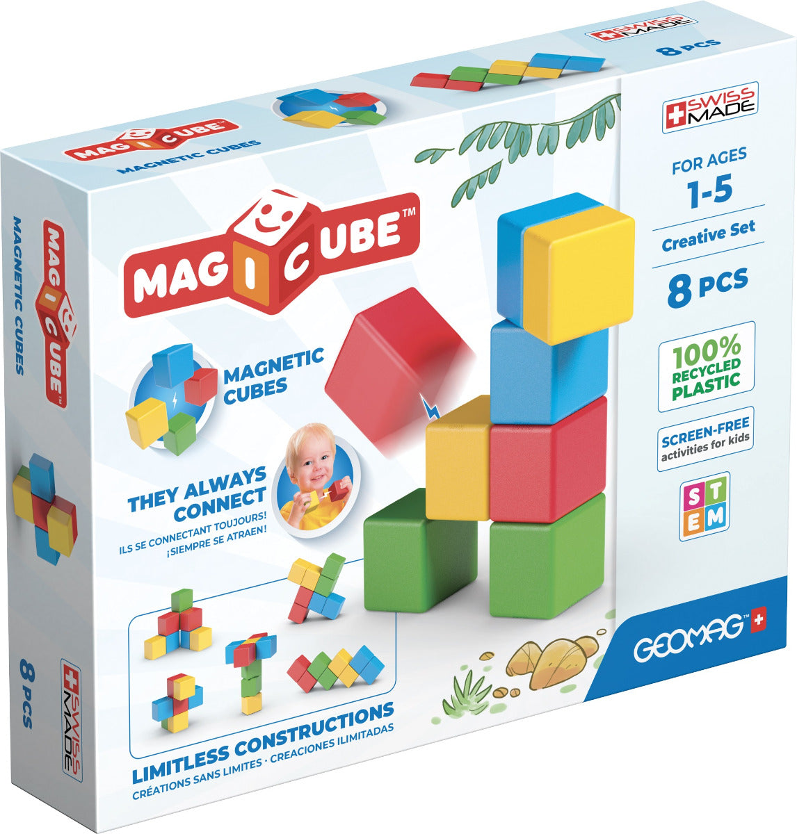 Buy Magicube Recycled Creative Set 8 pcs | Yallatoys.com