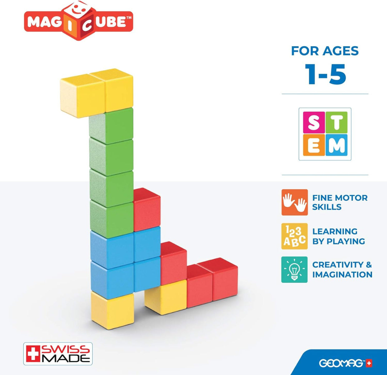 Buy Magicube Recycled Creative Set 16 pcs | Yallatoys.com