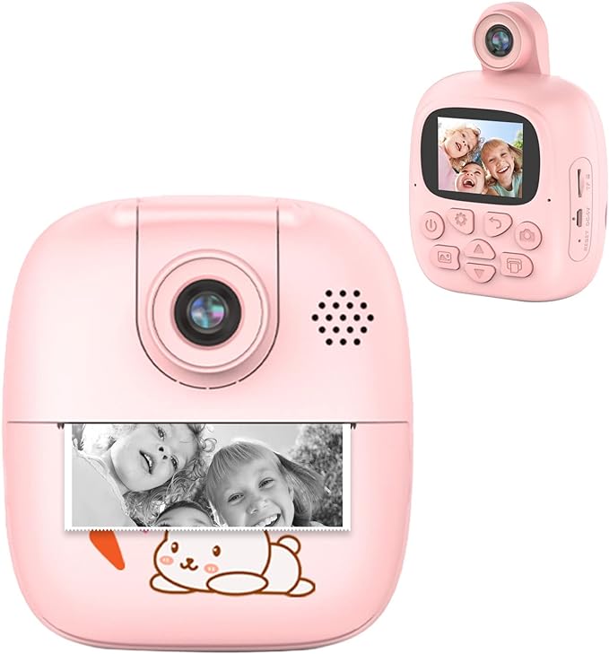 Buy MyCam Children's Digital Camera with Instant Print 24 MP Pink | Yallatoys.com
