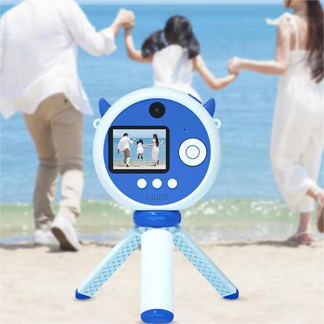 Buy MyCam Kids Camera with Tripod 12MP HD Blue | Yallatoys.com