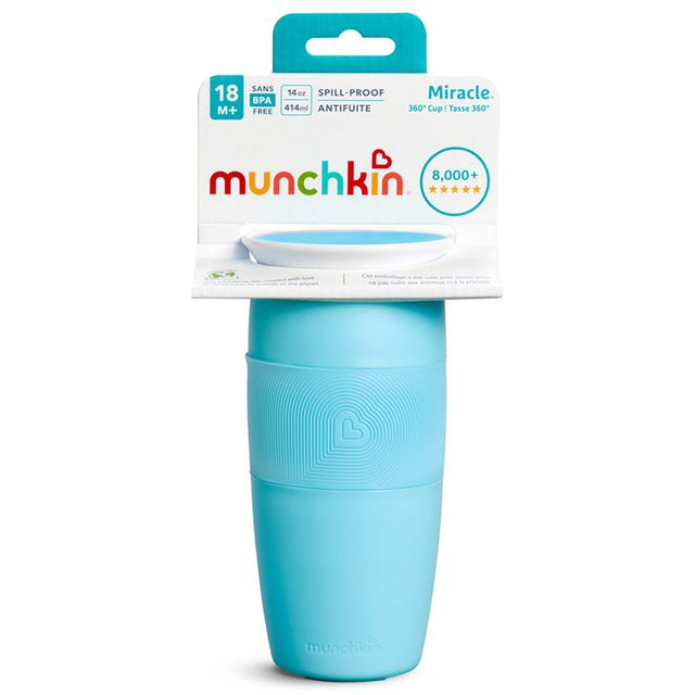 Munchkin Miracle 360 Sippy Cup Blue 414ml Munchkin Yallatoys