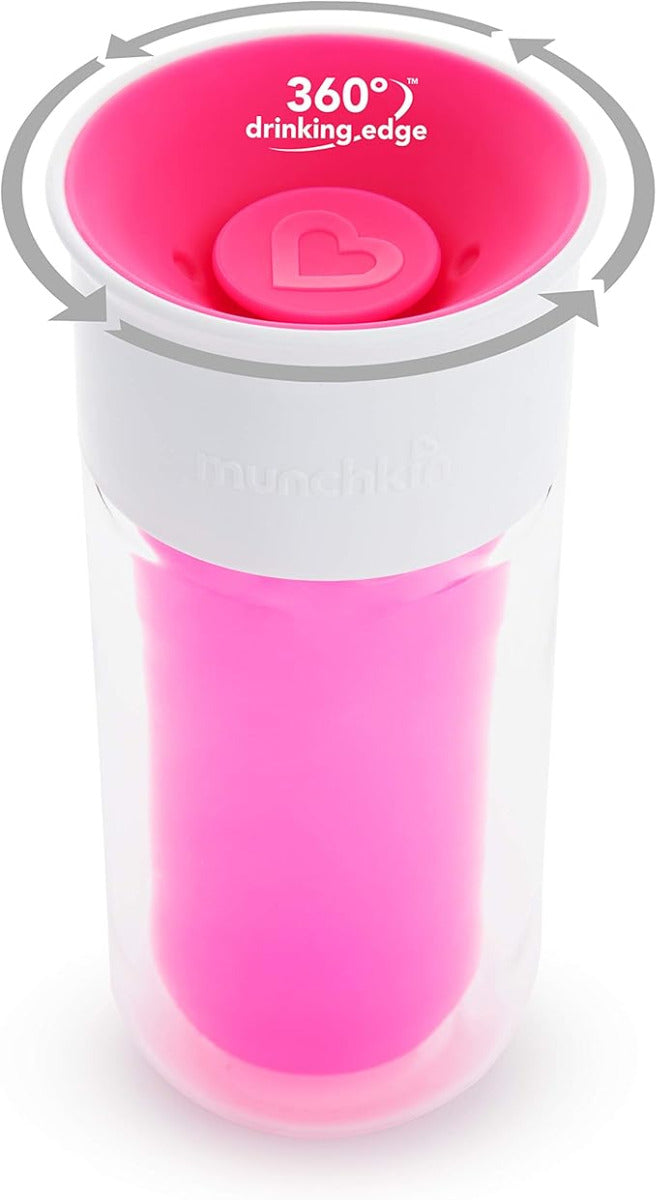 Munchkin Miracle Insulated Cup 9oz Pink Munchkin Yallatoys