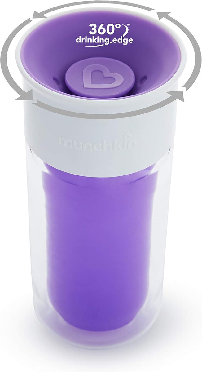 Munchkin Miracle Insulated Cup 9oz Purple Munchkin Yallatoys