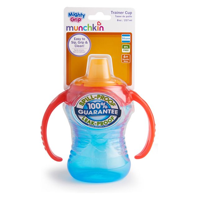 Munchkin Mighty Grip Trainer Cup 8oz Blue Munchkin Yallatoys