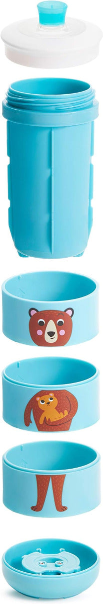 Munchkin Animal Twisty Bite Proof Cup 9oz 1pcs Blue (Sold Separately Subject to Availability) Munchkin Yallatoys