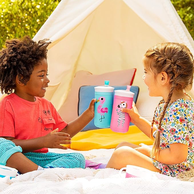 Munchkin Animal Twisty Bite Proof Cup 9oz 1pcs Blue (Sold Separately Subject to Availability) Munchkin Yallatoys