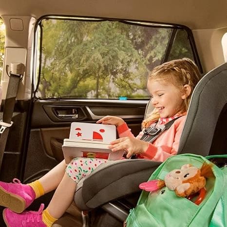 Munchkin Magnetic Stretch To Fit Sun Shade Grey Munchkin Yallatoys