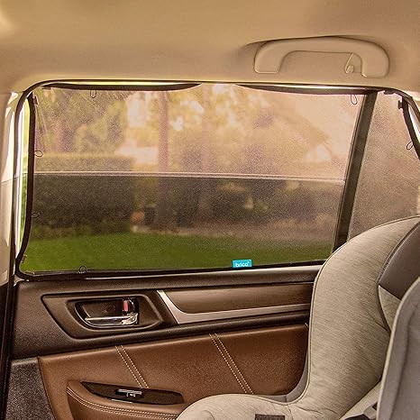 Munchkin Magnetic Stretch To Fit Sun Shade Grey Munchkin Yallatoys