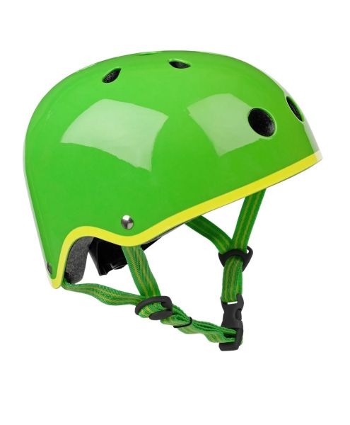 Buy Micro Helmet Glossy Green Medium | Yallatoys.com