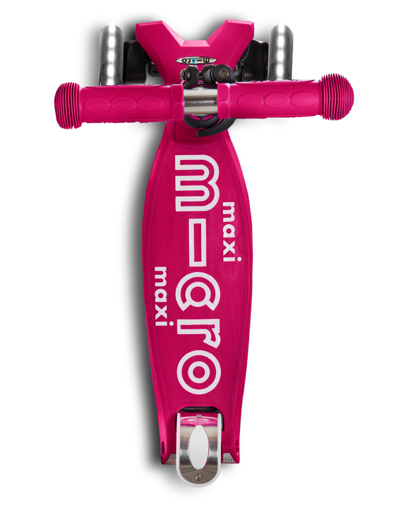 Buy Micro Maxi Plus Led 3 Wheels Scooter Pink | Yallatoys.com