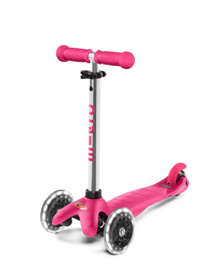 Buy Micro Mini Plus LED 3 wheels Scooter Pink | Yallatoys.com