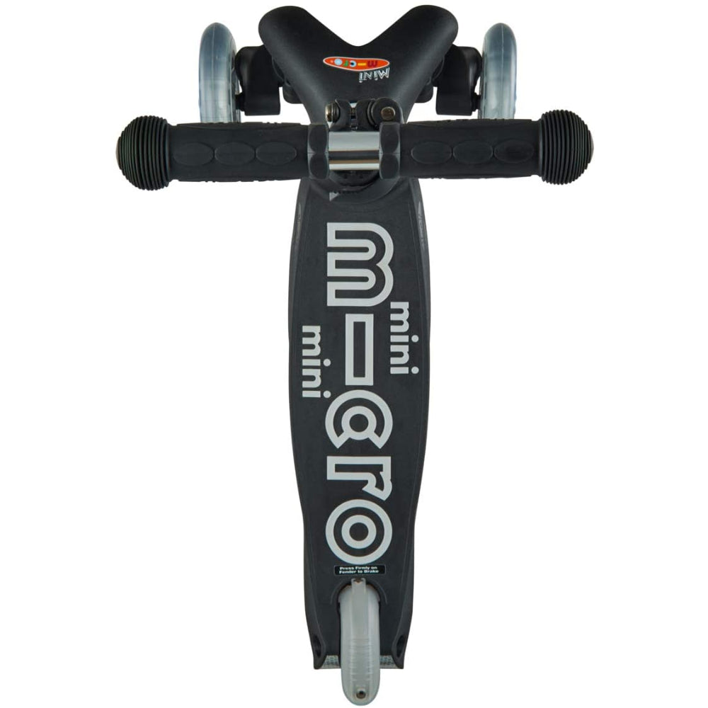 Buy Micro Mini Deluxe Black & Grey 3 Wheel Scooter | Yallatoys.com