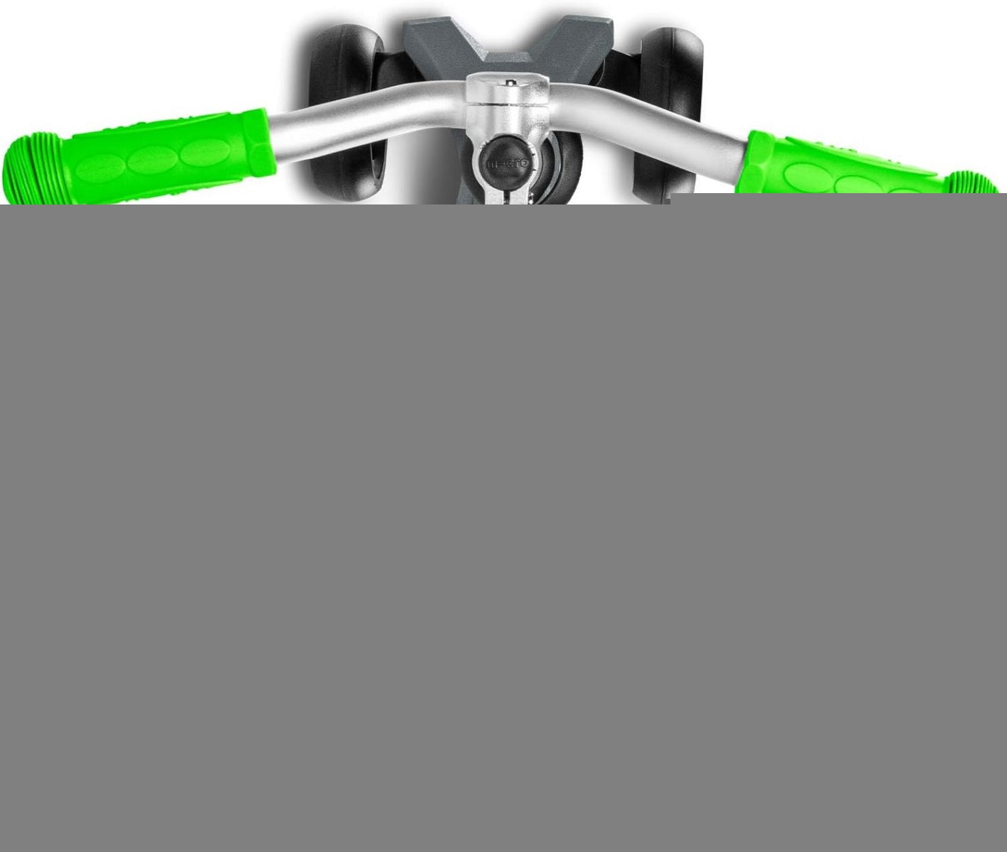 Buy Micro Maxi Deluxe Pro Grey & Green 3 Wheel Scooter
 | Yallatoys.com