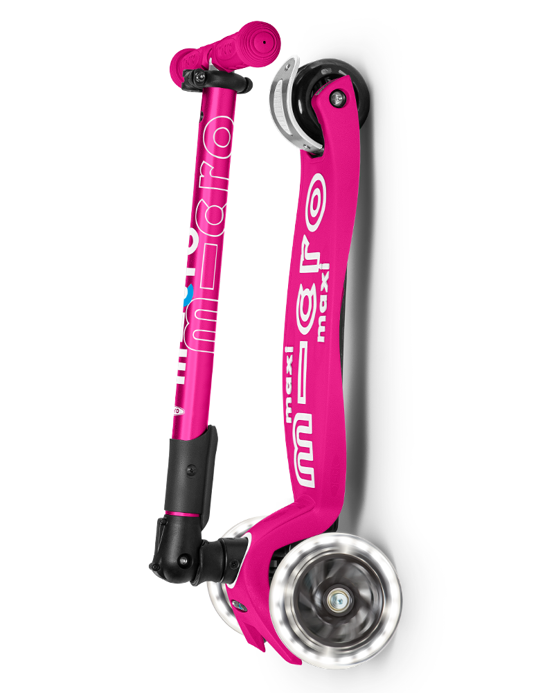 Buy Micro Maxi Deluxe Foldable Scooter Pink | Yallatoys.com
