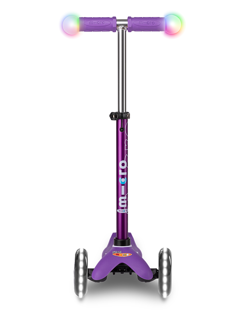 Buy Micro Mini Deluxe Magic Purple Scooter with LED Lights | Yallatoys.com