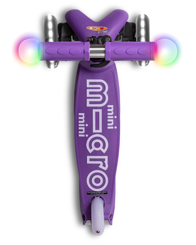 Buy Micro Mini Deluxe Magic Purple Scooter with LED Lights | Yallatoys.com