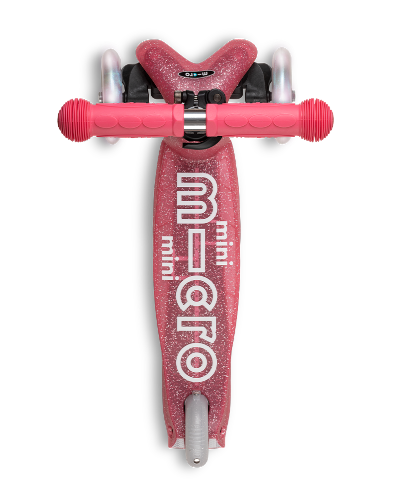 Buy Micro Mini Deluxe Glitter LED 3 Wheels Pink | Yallatoys.com