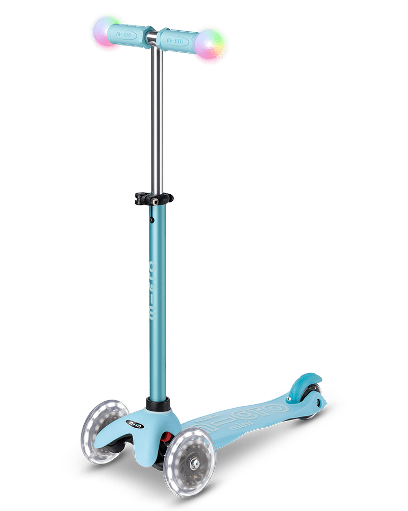 Buy Micro Mini 2 Grow Deluxe Magic LED 3 Wheels Scooter Blue | Yallatoys.com