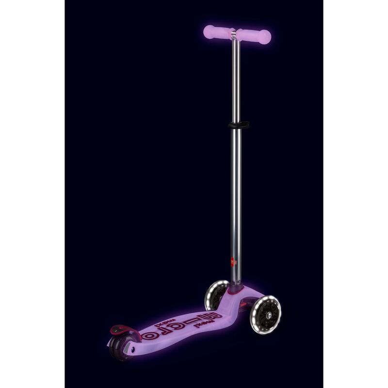 Buy Micro Maxi Deluxe Glow LED Jelly 3 Wheels Scooter Luminous Purple | Yallatoys.com
