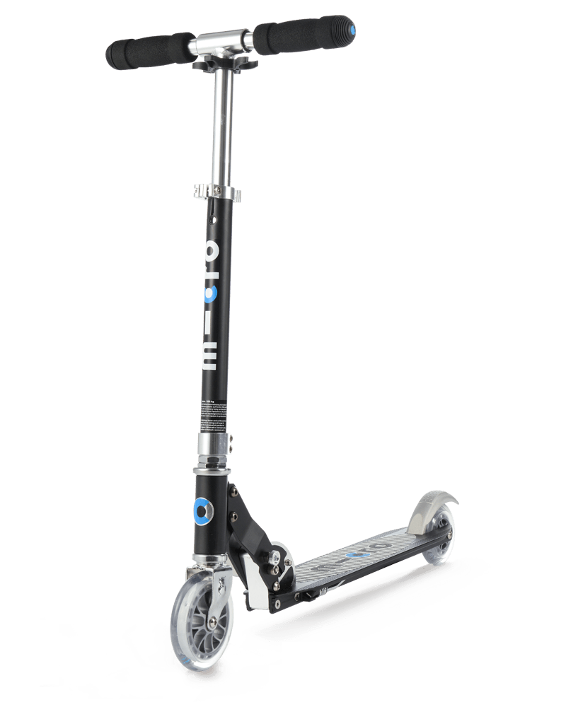 Buy Micro Sprite Black Stripe Special Edition Black Scooter | Yallatoys.com