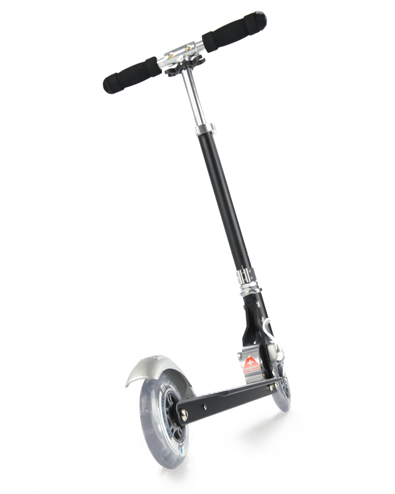 Buy Micro Sprite Black Stripe Special Edition Black Scooter | Yallatoys.com