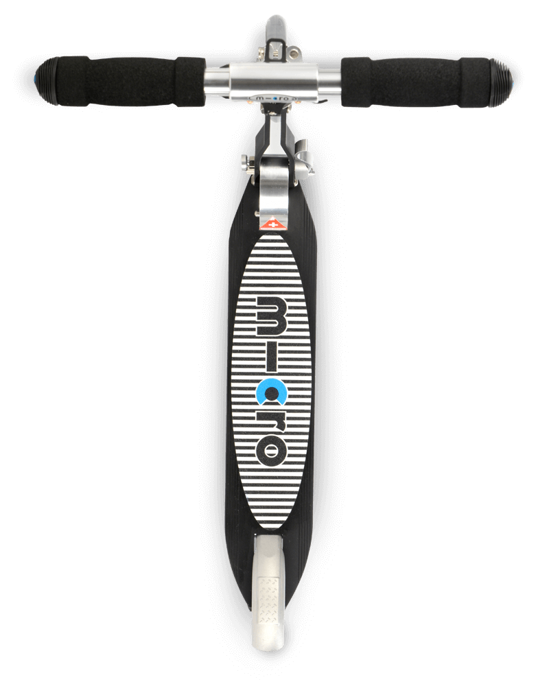 Buy Micro Sprite Black Stripe Special Edition Black Scooter | Yallatoys.com