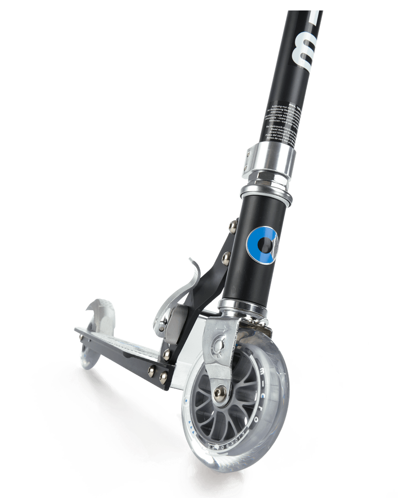 Buy Micro Sprite Black Stripe Special Edition Black Scooter | Yallatoys.com