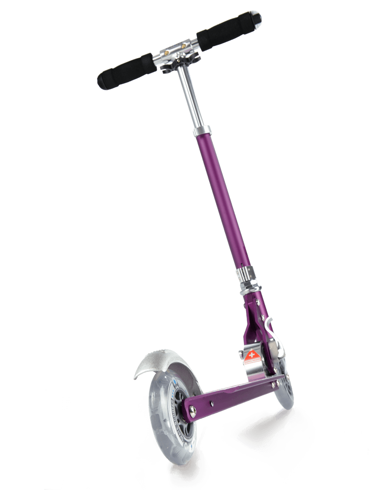 Buy Micro Sprite Purple Stripe Scooter | Yallatoys.com