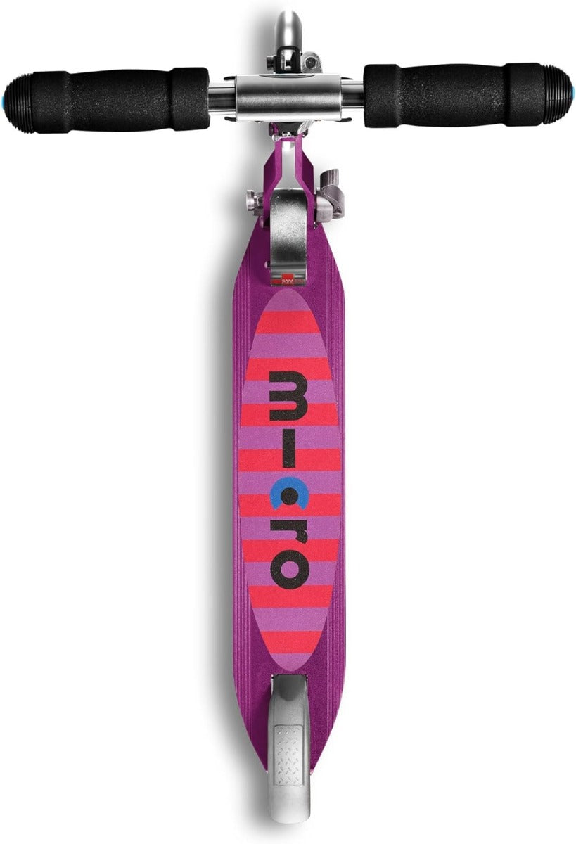 Buy Micro Sprite LED Wheels Purple Stripe Scooter | Yallatoys.com
