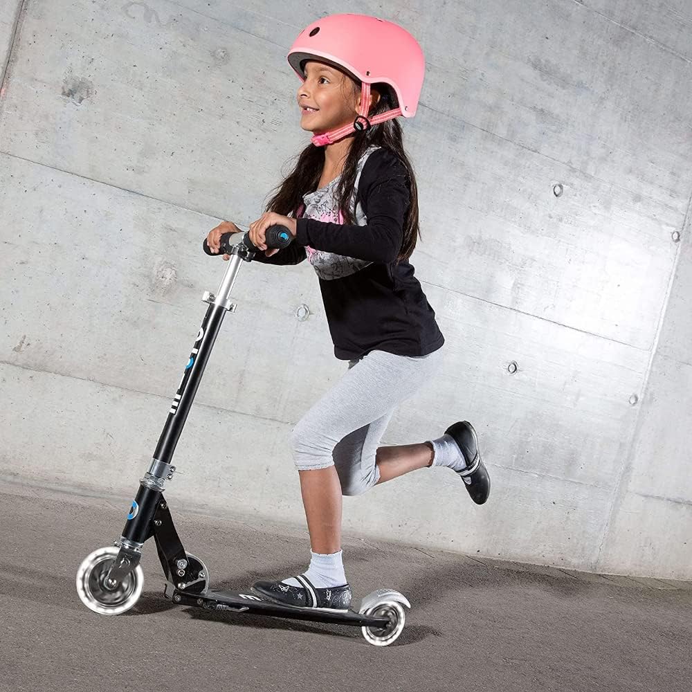 Buy Micro Sprite LED Black 2 Wheel Scooter | Yallatoys.com