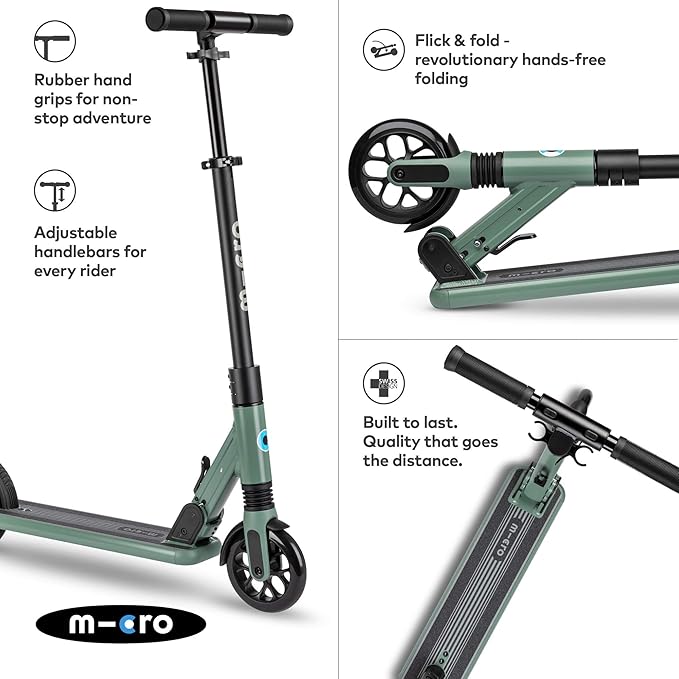 Buy Micro Mobility Sprite Suspension 2 Wheels Scooter Olive Green | Yallatoys.com