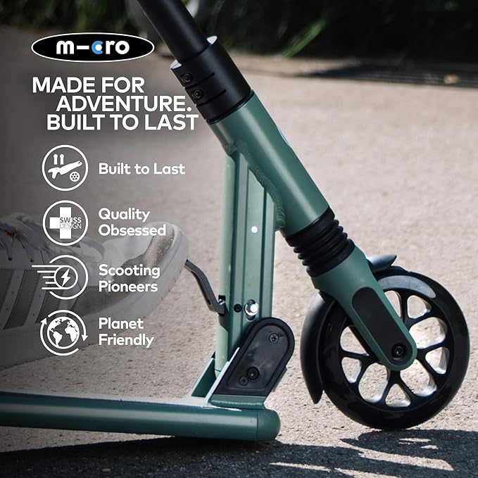 Buy Micro Mobility Sprite Suspension 2 Wheels Scooter Olive Green | Yallatoys.com