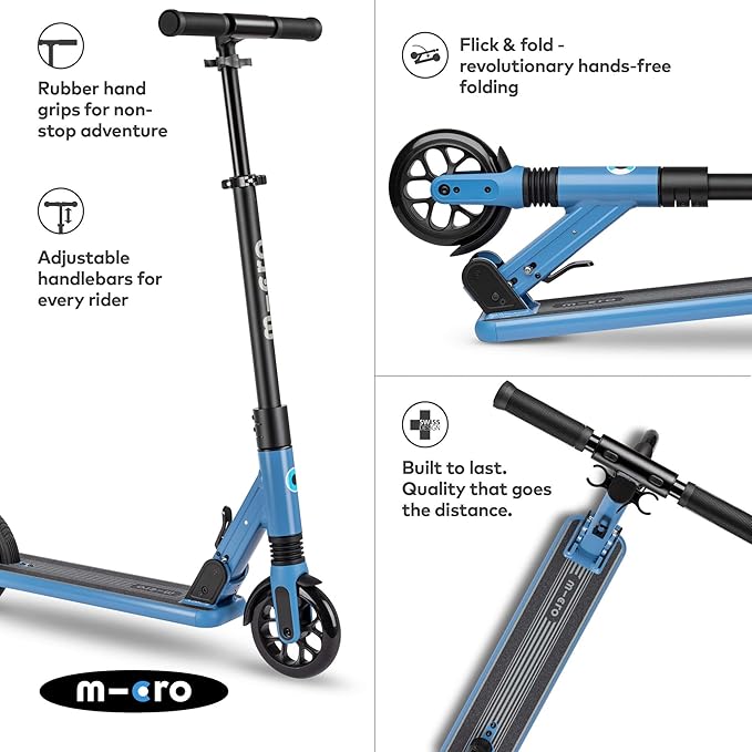 Buy Micro Mobility Sprite Suspension 2 Wheels Scooter Blue | Yallatoys.com