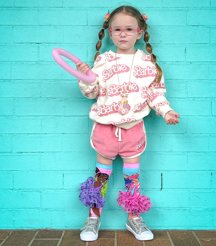 Buy Madmia Barbie Extra Vibes Socks Kids Ages 6 years and above | Yallatoys.com
