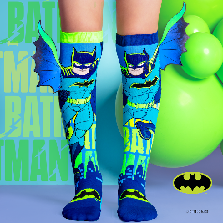 Buy Madmia Batman Neon Socks | Yallatoys.com