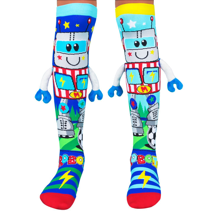 Buy Madmia Robot Socks Toddler Ages 3 - 5 | Yallatoys.com