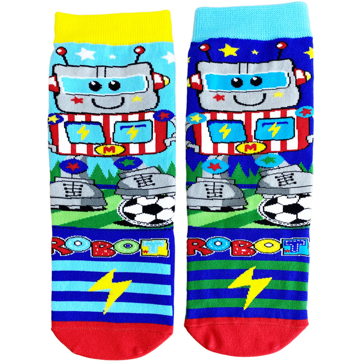 Buy Madmia Robot Socks Toddler Ages 3 - 5 | Yallatoys.com