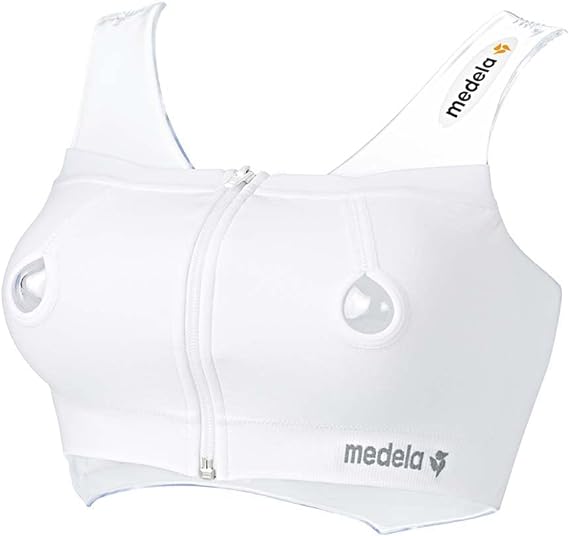 Medela Women's Easy Expression Bustier Medium White Medela Yallatoys
