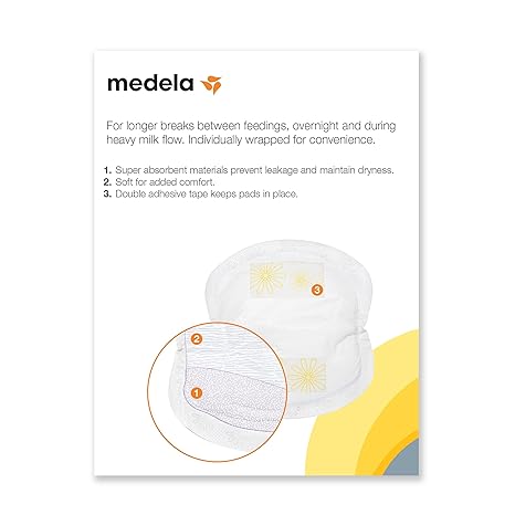 Medela Disposable Nursing Bra Pads Pack of 60 Medela Yallatoys