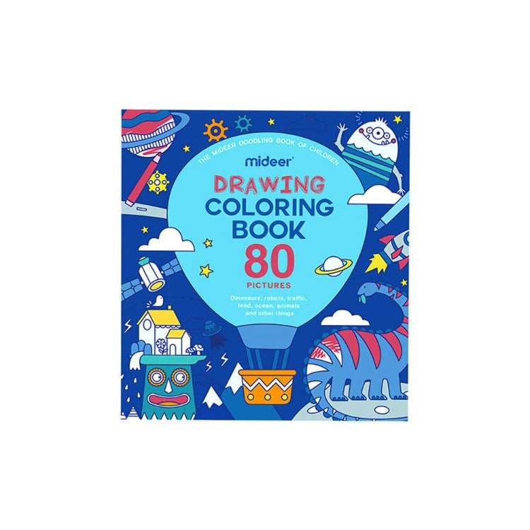 Buy Mideer Drawing Coloring Book Blue | Yallatoys.com