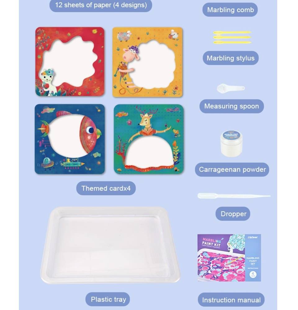 Buy Mideer Marbling Paint Kit | Yallatoys.com