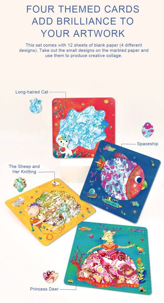 Buy Mideer Marbling Paint Kit | Yallatoys.com