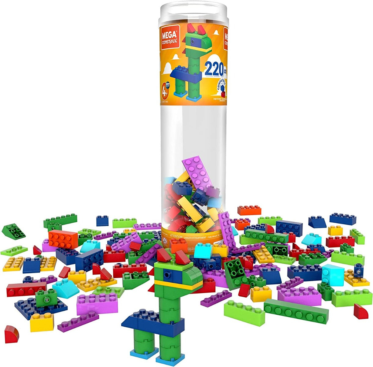Buy Mega Bloks Construx Wonder Builders 220pcs Building Tube | Yallatoys.com