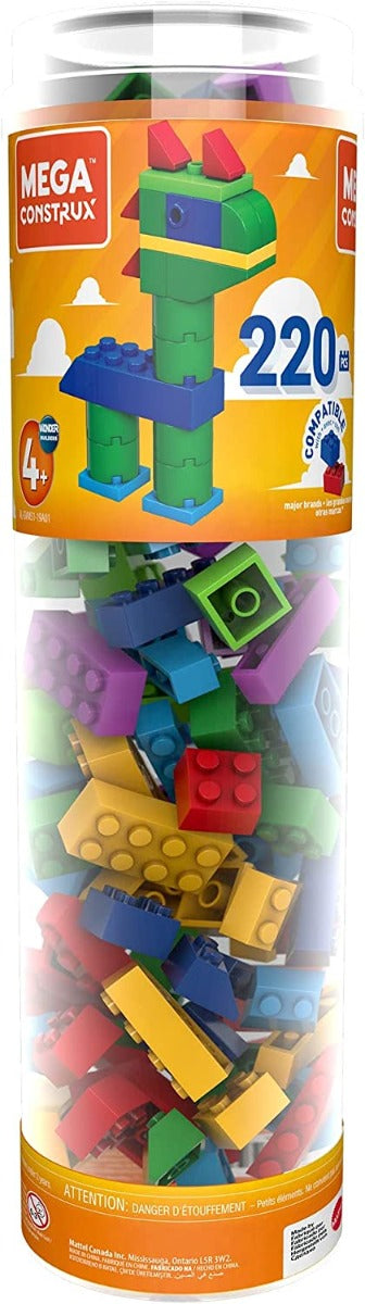 Buy Mega Bloks Construx Wonder Builders 220pcs Building Tube | Yallatoys.com