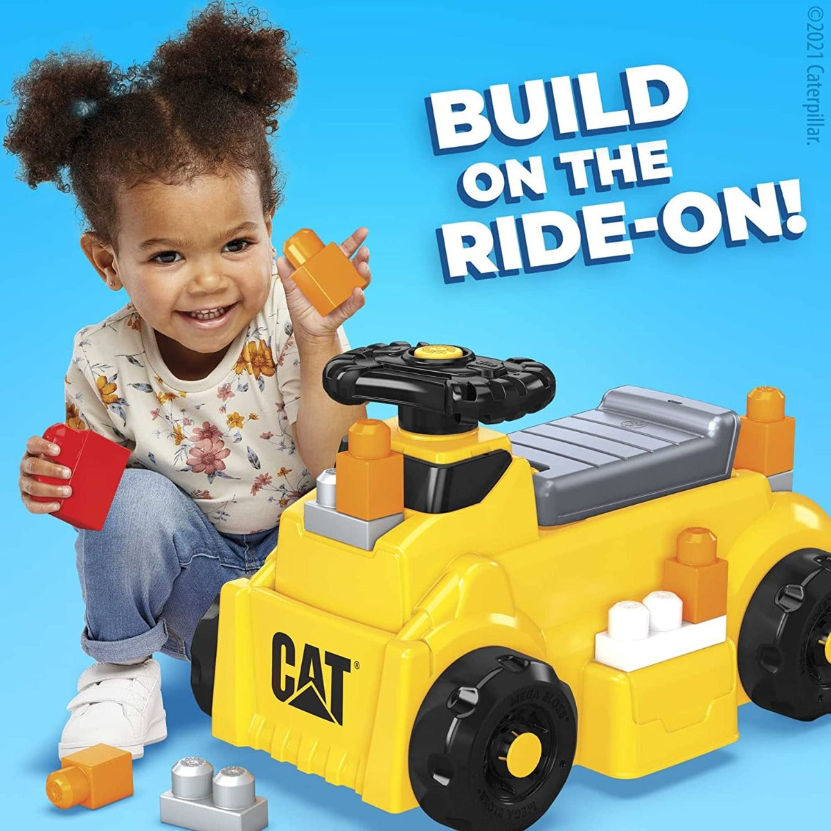 Buy Mega Bloks Mega Cat Build N Plow Ride On | Yallatoys.com