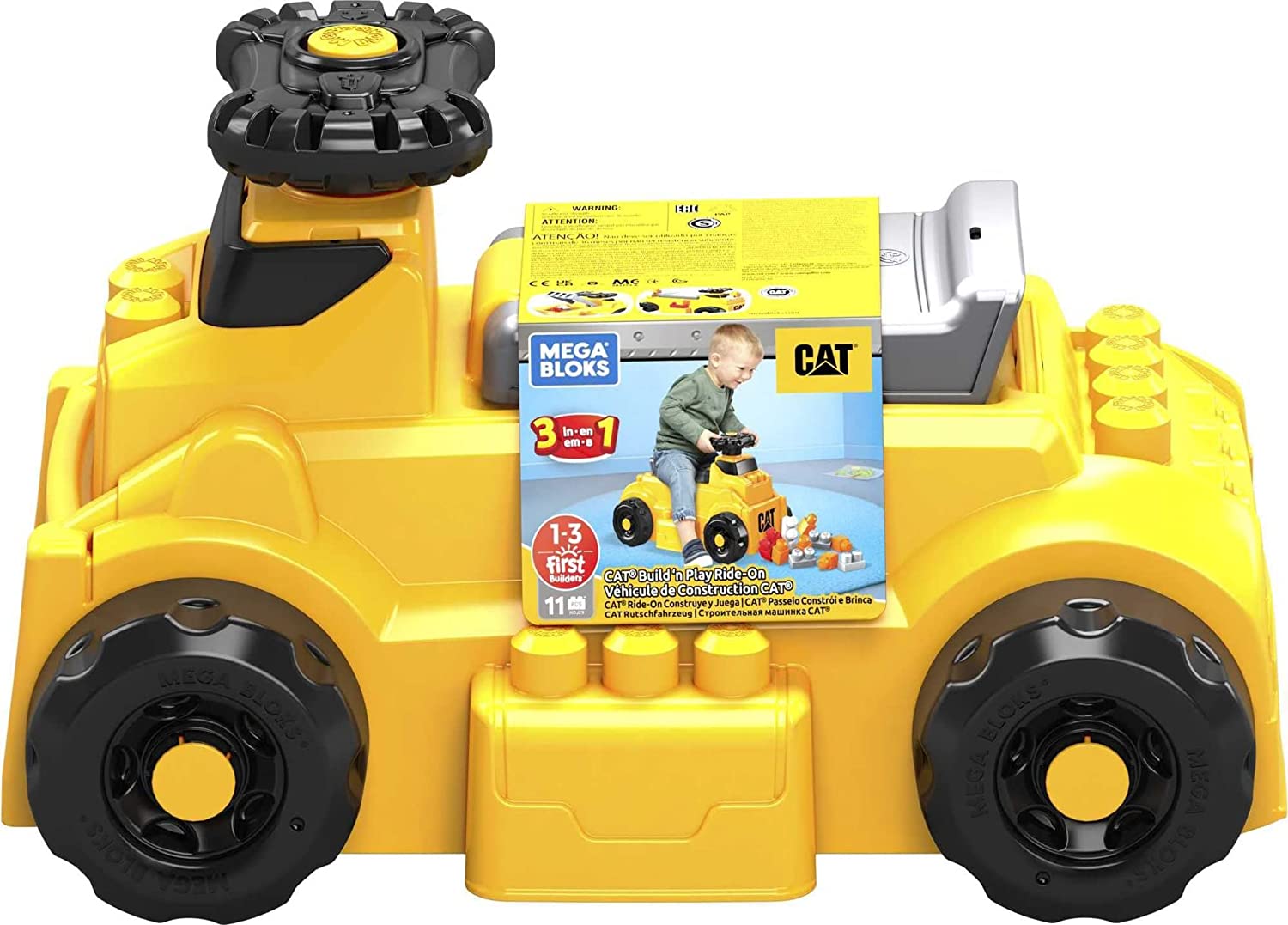 Buy Mega Bloks Mega Cat Build N Plow Ride On | Yallatoys.com