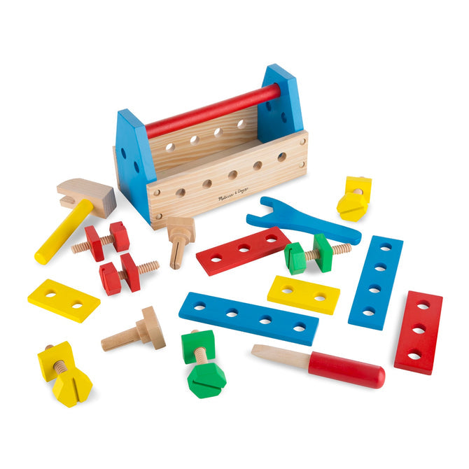 Buy Melissa & Doug Rainbow Take Along Tool Kit Wooden Toy | Yallatoys.com
