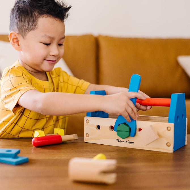Buy Melissa & Doug Rainbow Take Along Tool Kit Wooden Toy | Yallatoys.com