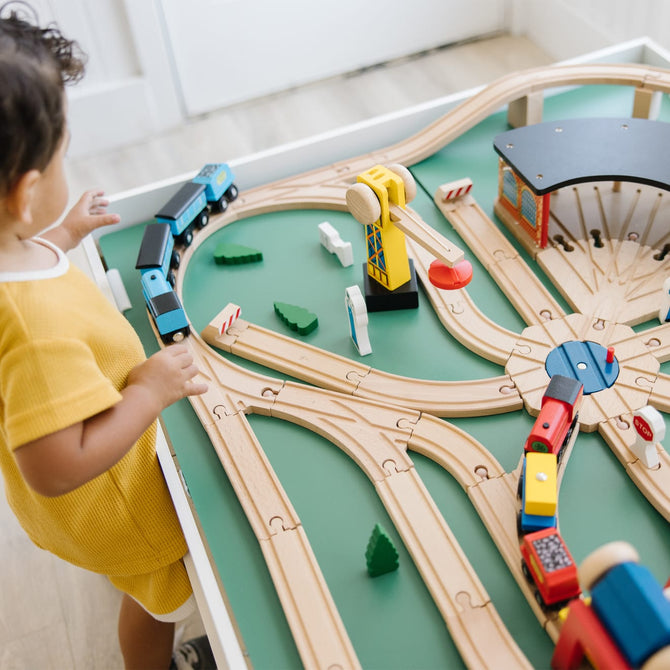 Buy Melissa & Doug Wooden Railway Set | Yallatoys.com