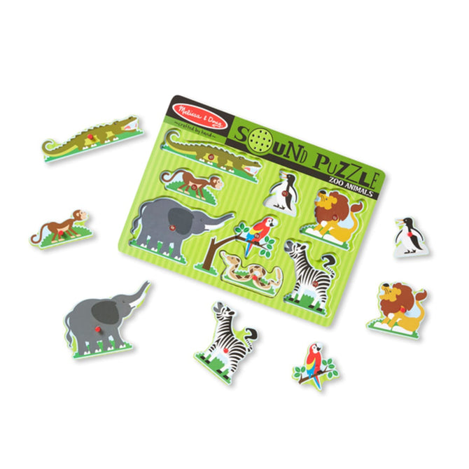 Buy Melissa & Doug Zoo Animals Sound Puzzle | Yallatoys.com